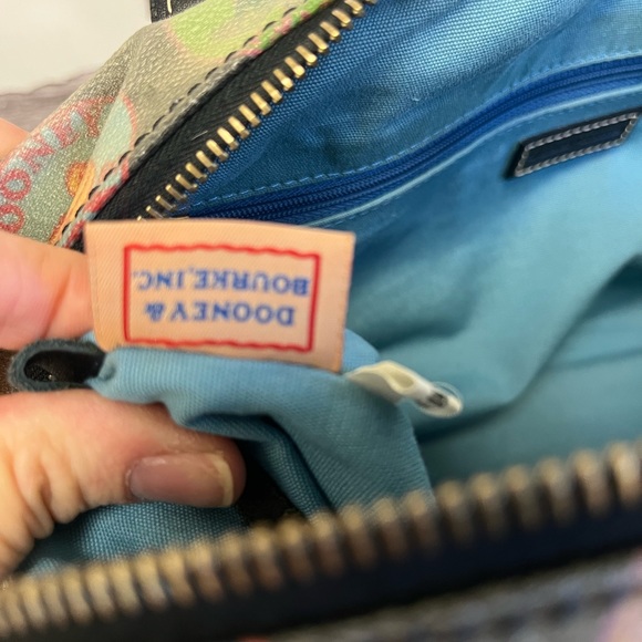 Dooney & Bourke Vintage Medallion Print Coated Canvas Bag - Picture 7 of 9